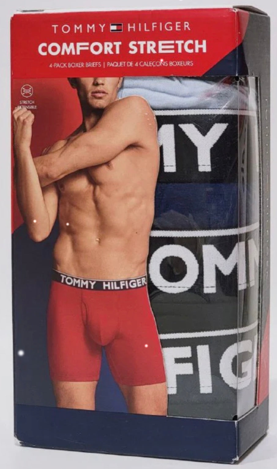 4 Pack Boxer Tommy Hilfiger-Azul y Negro US23