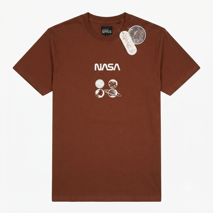 Camiseta Mission Space - NASA Marron KCN33