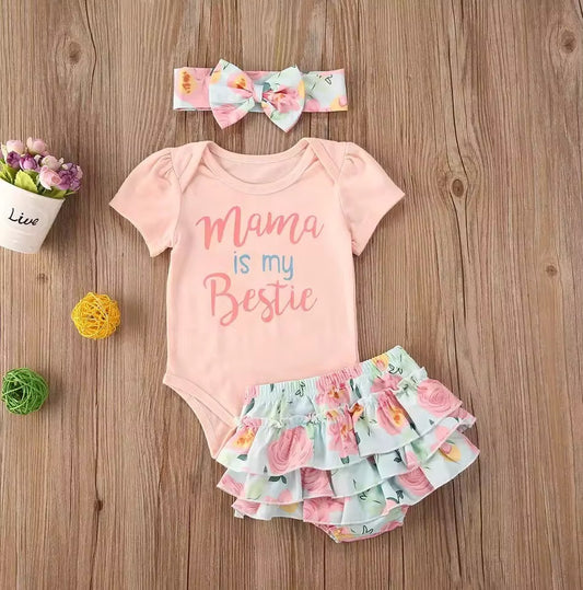 Mameluco para niña con Faldita/ RA124