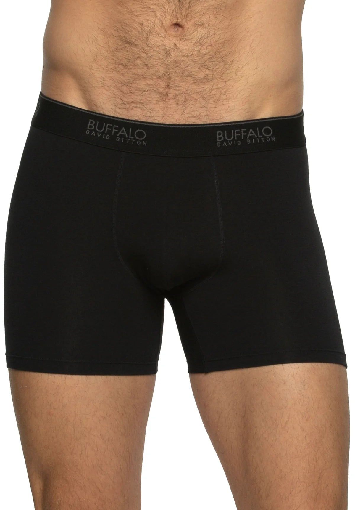 4 Pack Boxer Buffalo-Negro y Gris US12