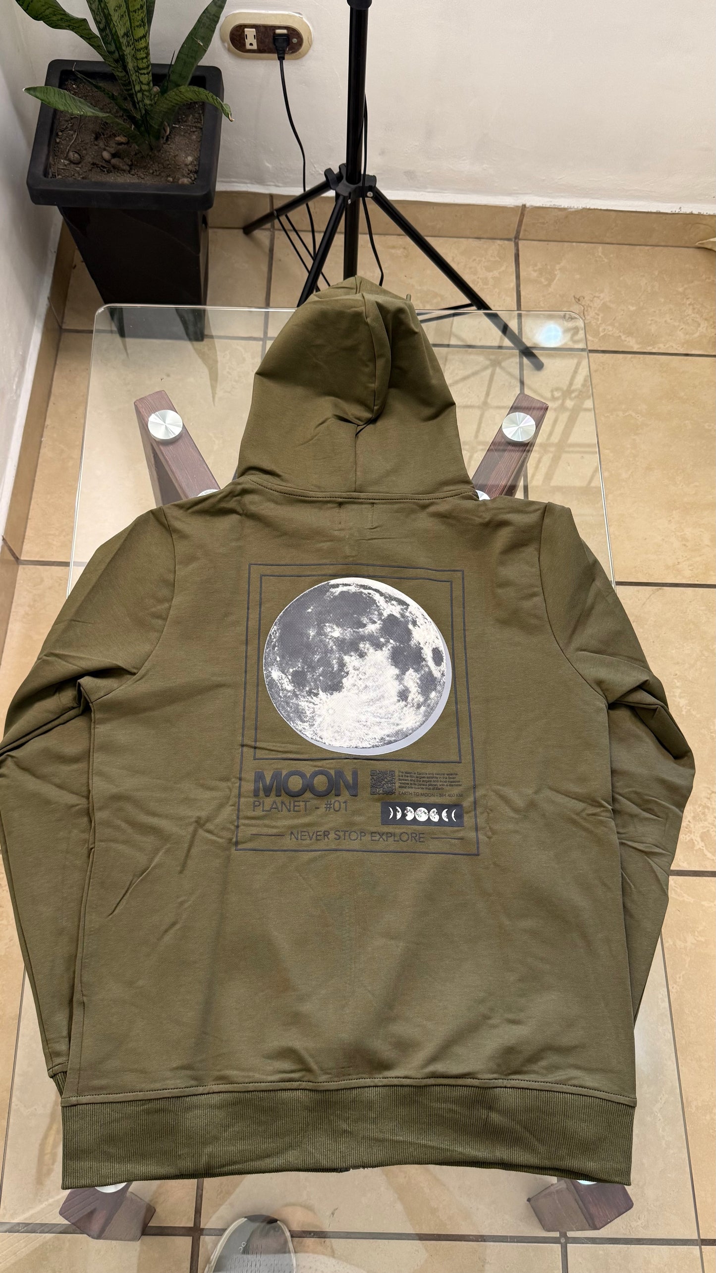 Hoodie Mission Space - NASA KCN41 Verde