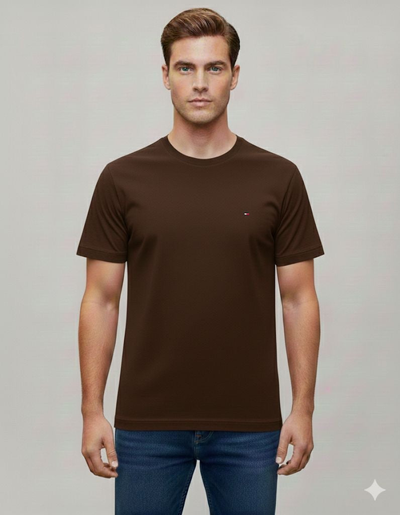 Camiseta Tommy Hilfiger-Café US55