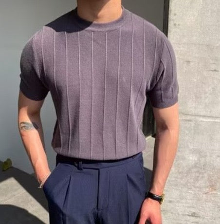 Camiseta Casual BBL02 - GRIS Slim fit