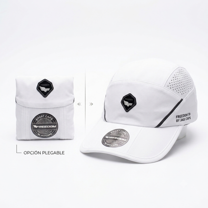 Gorra Deportiva Transpirable Plegable - Blanca KCN63