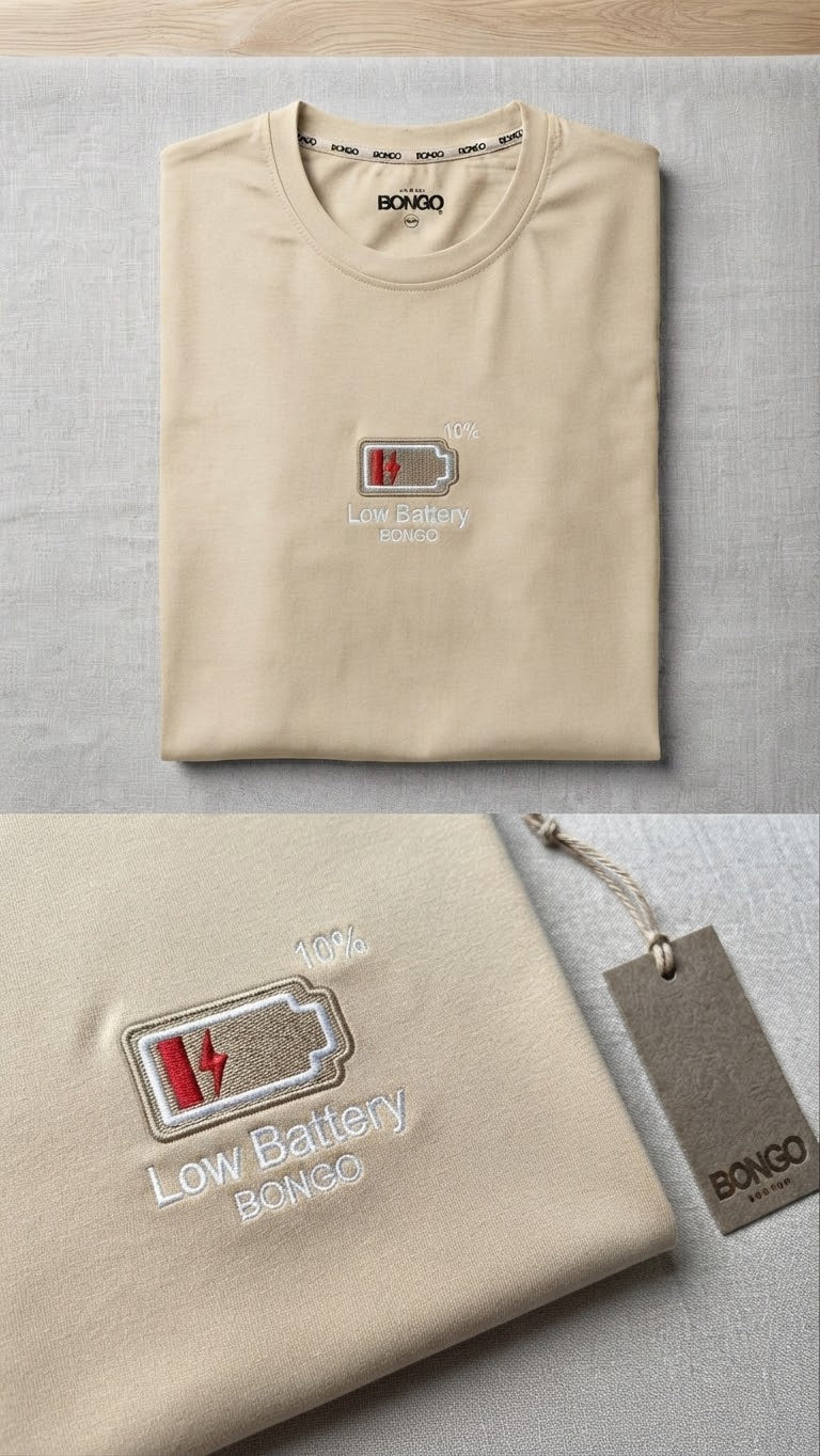 Camiseta Bongo para Caballero - Beige KCN08