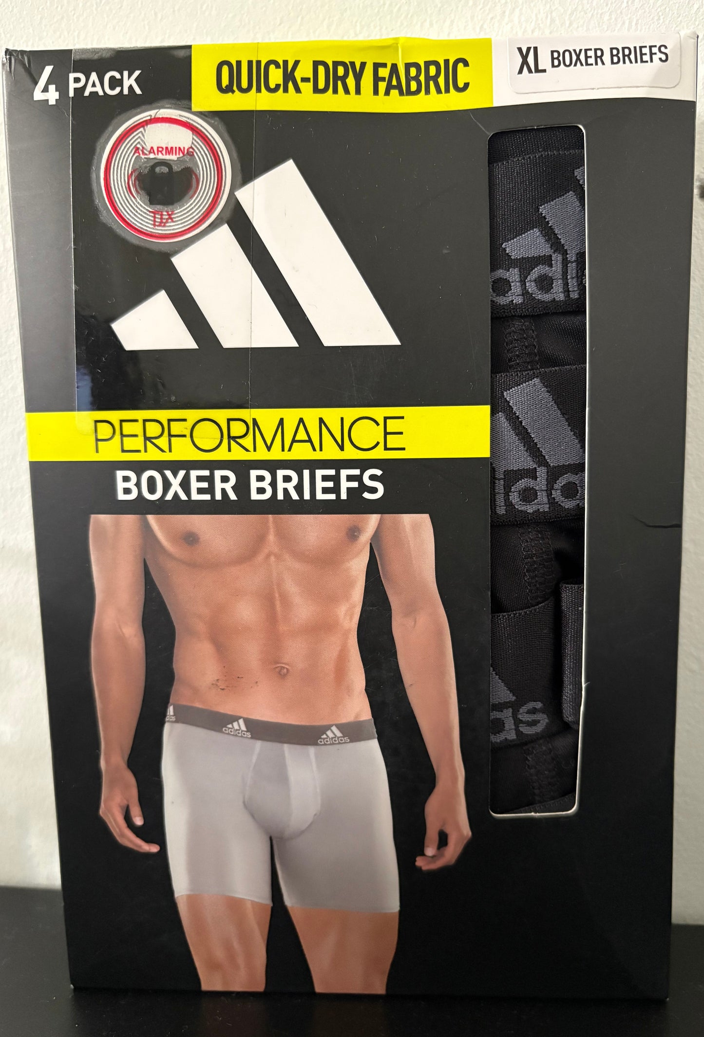 4 Pack Boxer Adidas-Full Negro US19
