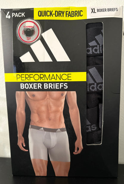 4 Pack Boxer Adidas-Full Negro US19