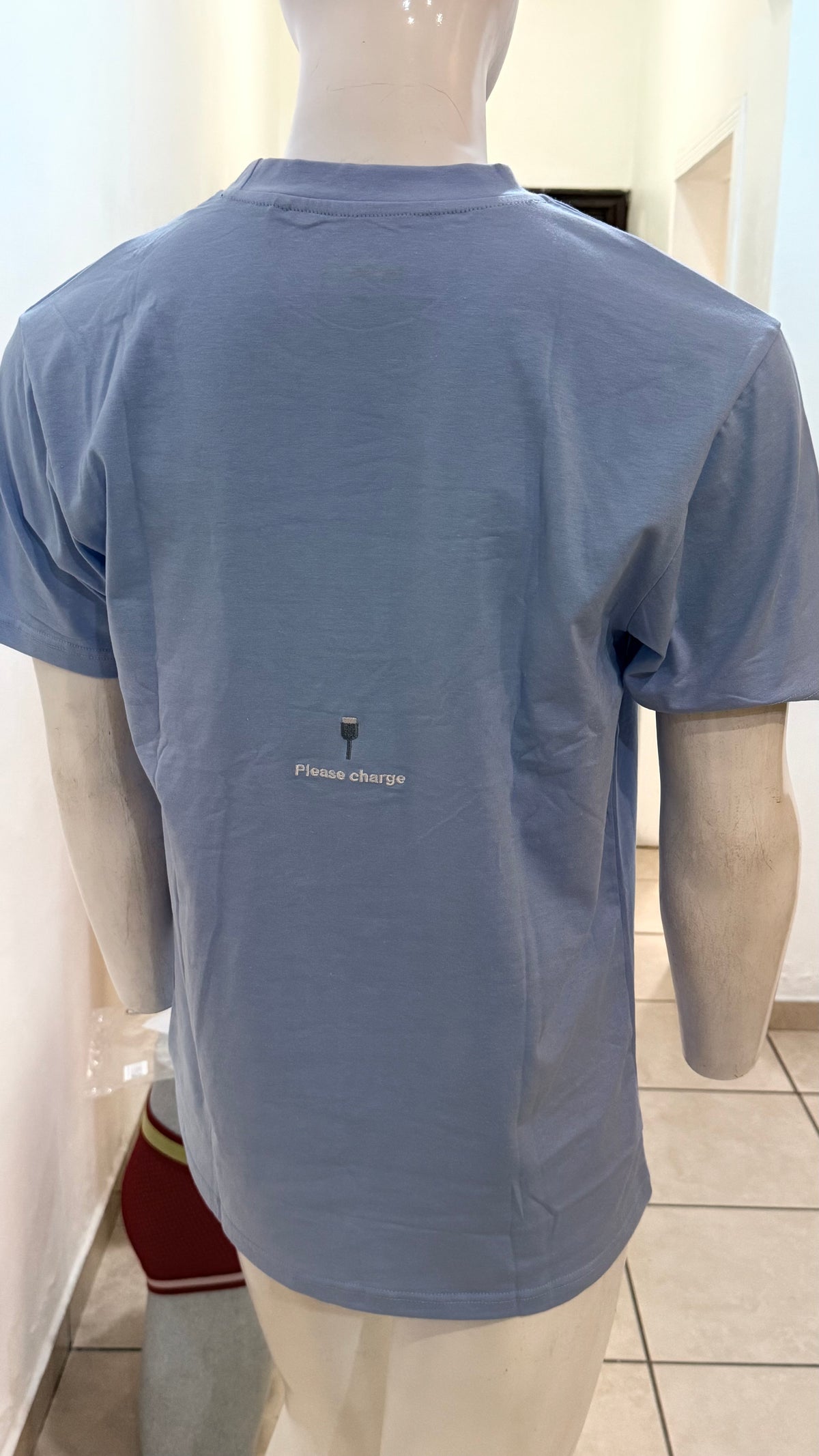 Camiseta Bongo para Caballero - Celeste KCN08