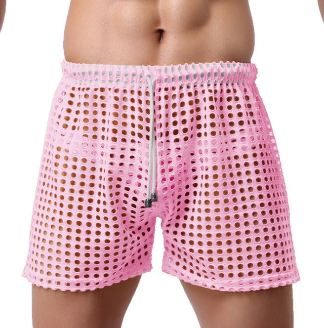 Short Malla Transparente - Rosado K274