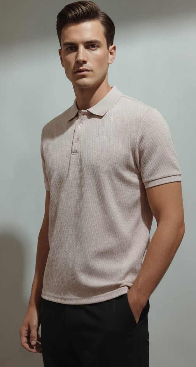 Camisa Polo Hudson & Barrow-Rosa US82