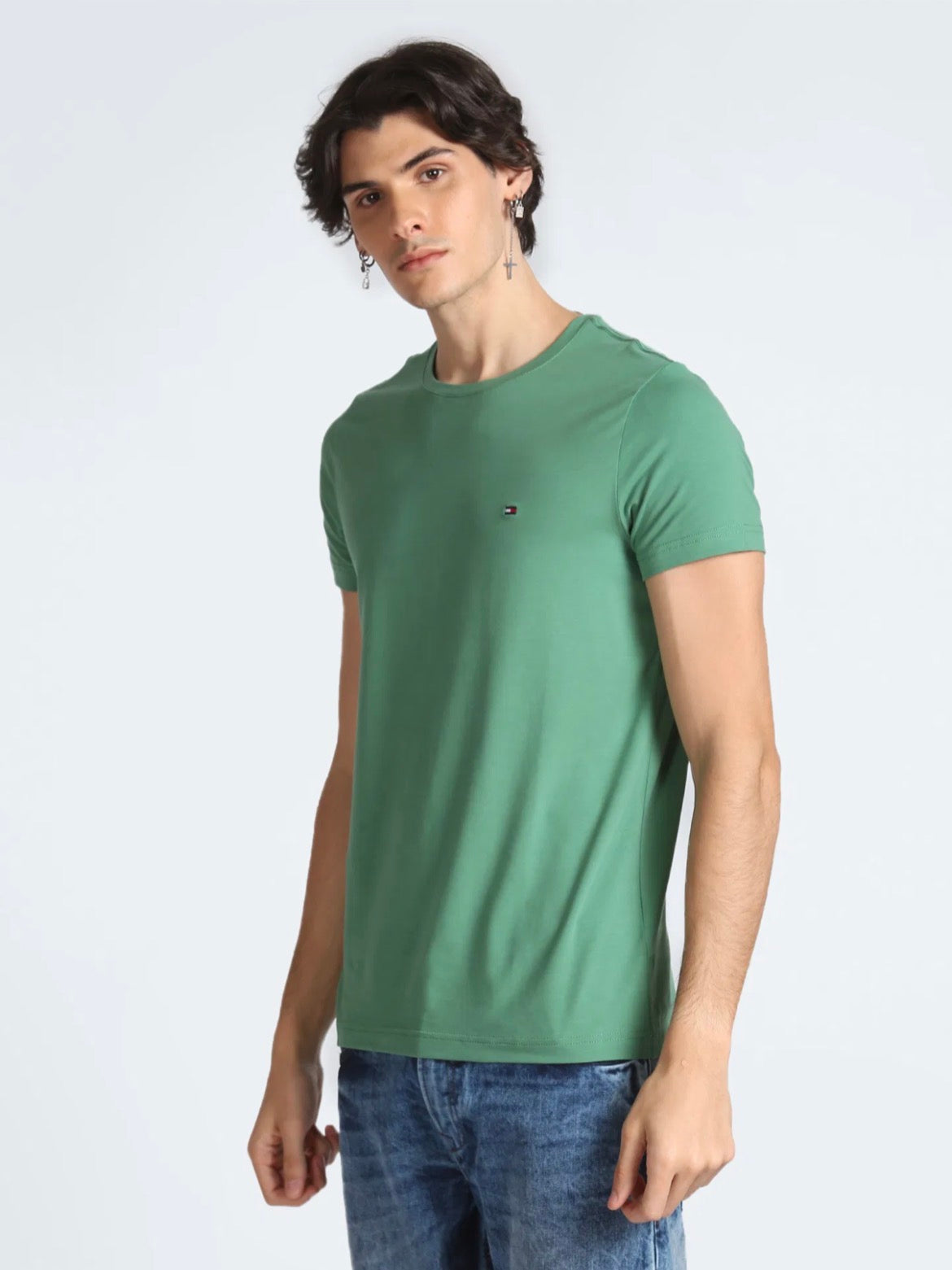 Camiseta Tommy Hilfiger-Verde US46