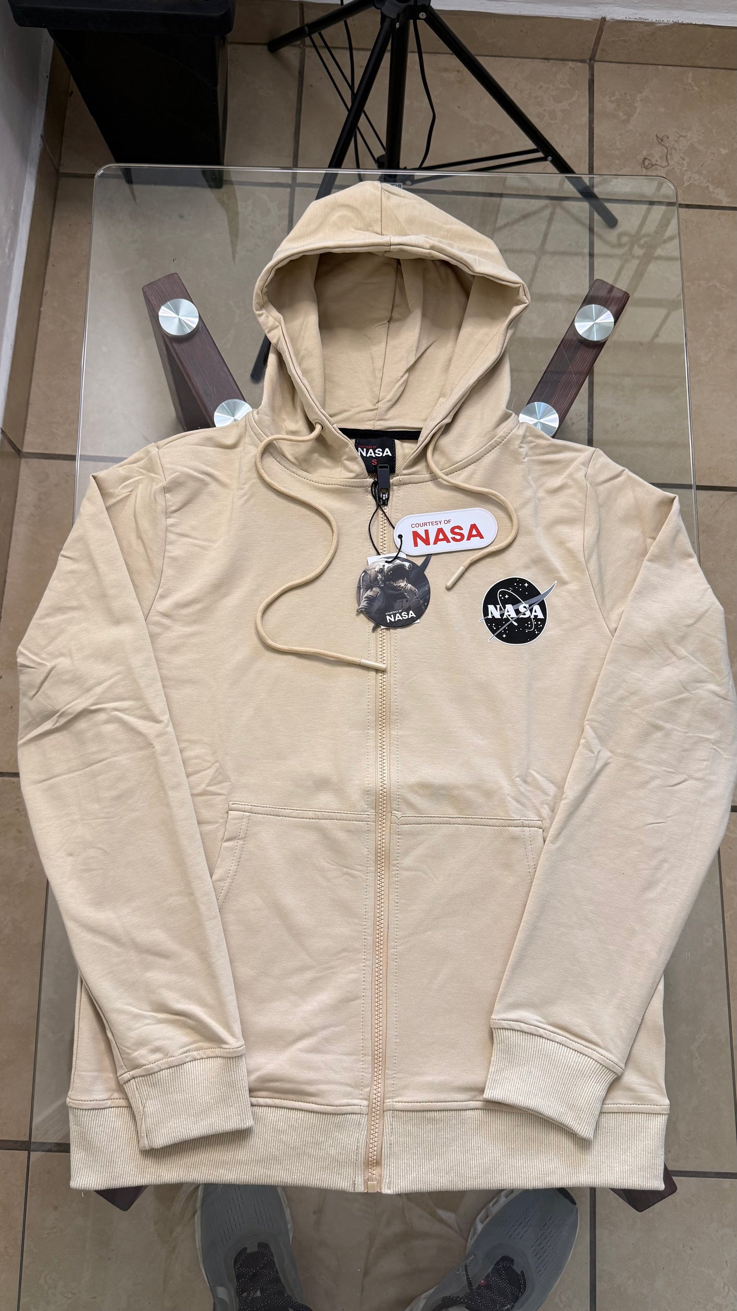 Hoodie Mission Space - NASA KCN41 Beige