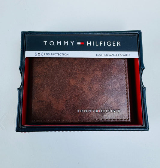 Billetera Para Hombre Marca Tommy Hilfiger Café US10