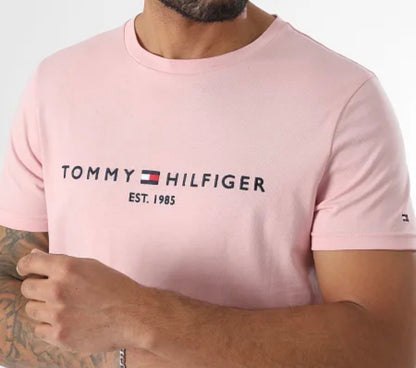 Camiseta Tommy Hilfiger-Rosa US47