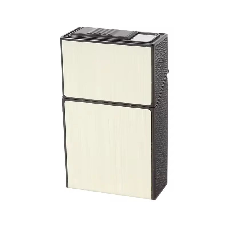 Caja para Cigarrillos y Encendedor/ Dorado IM30