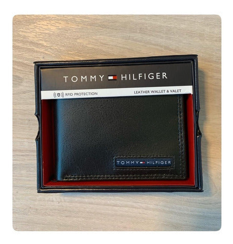 Billetera Para Hombre Marca Tommy Hilfiger Negro US11
