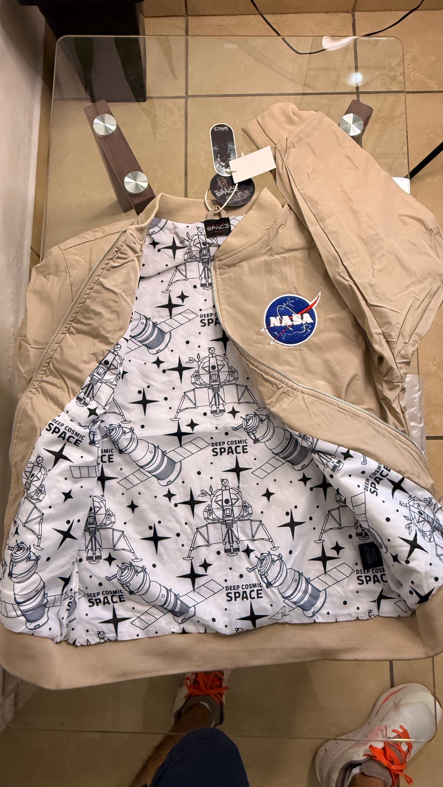 Jacket Impermeable Mission Space - NASA Beige KCN45
