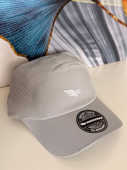 Gorra Deportiva Transpirable Freedon by Jagi Caps - Gris KCN64