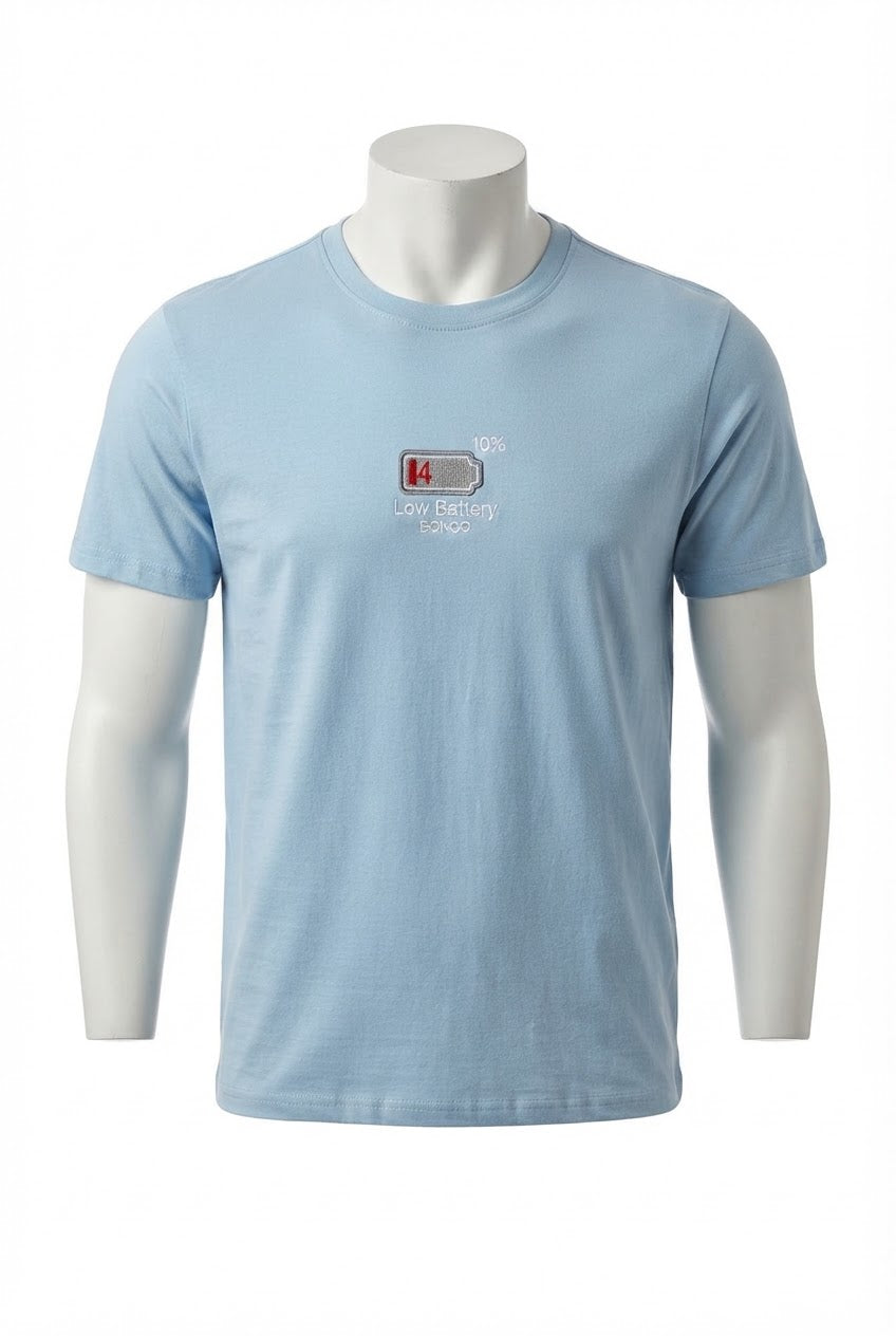 Camiseta Bongo para Caballero - Celeste KCN08