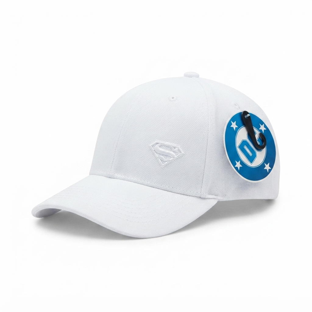 Gorra Licenciada Superman DC Marca Jagi Caps - KCN31 Blanca