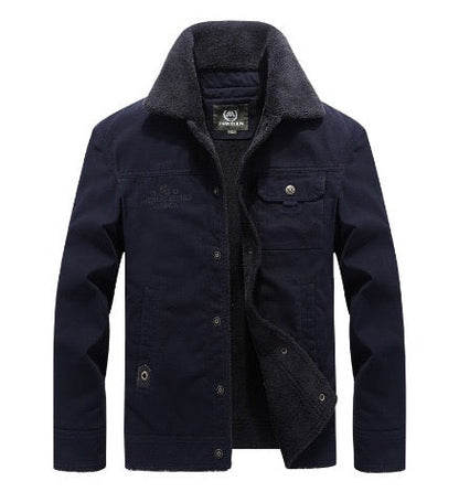 Abrigo Casual Hombre - A001 Azul Marino