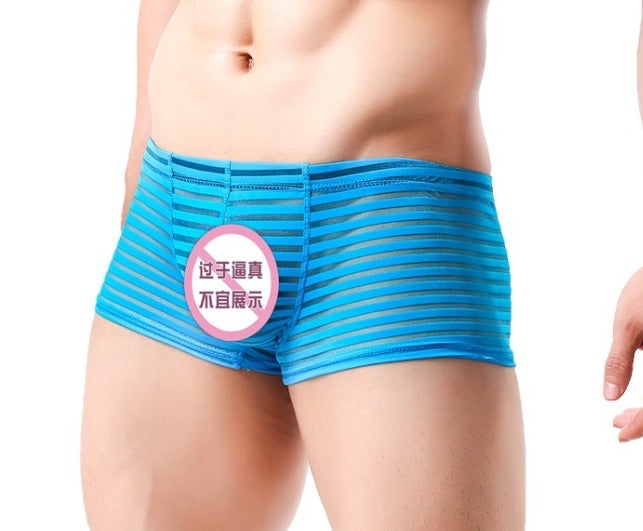 Boxer Transparente - Azul