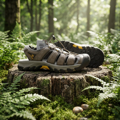 Sandalias Outdoor para Caballero - FM18 Gris/Amarillo