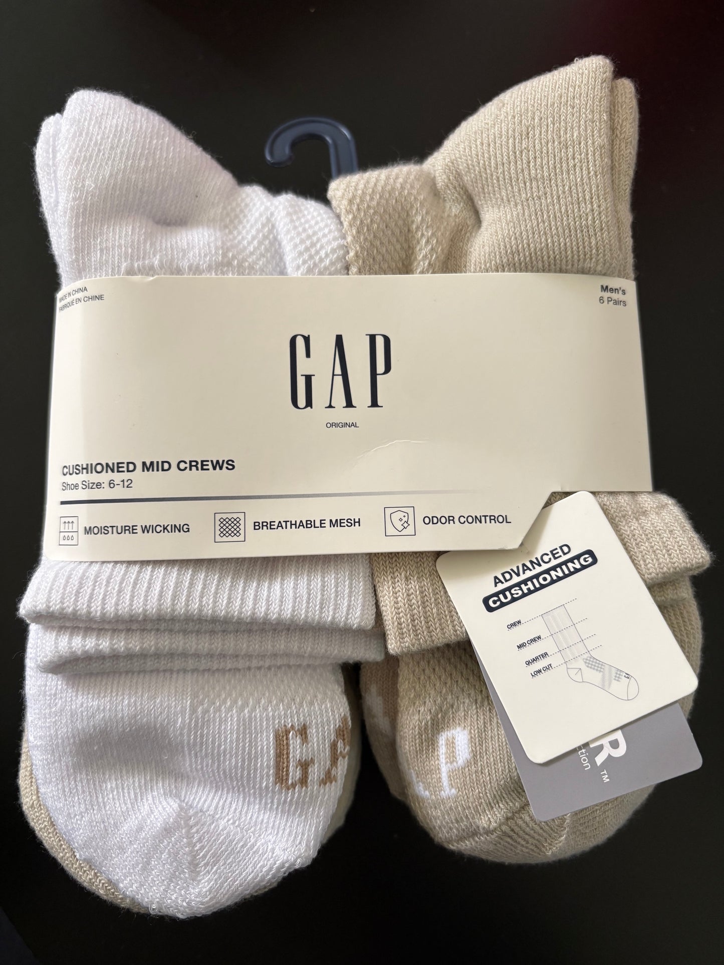 6 Pack Calcetas GAP-Neutros US37