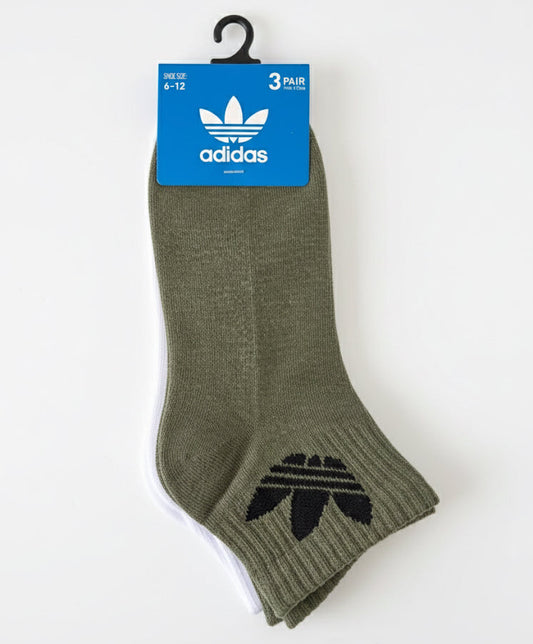 3 Pack Calcetas Adidas-Colores Mixtos US32