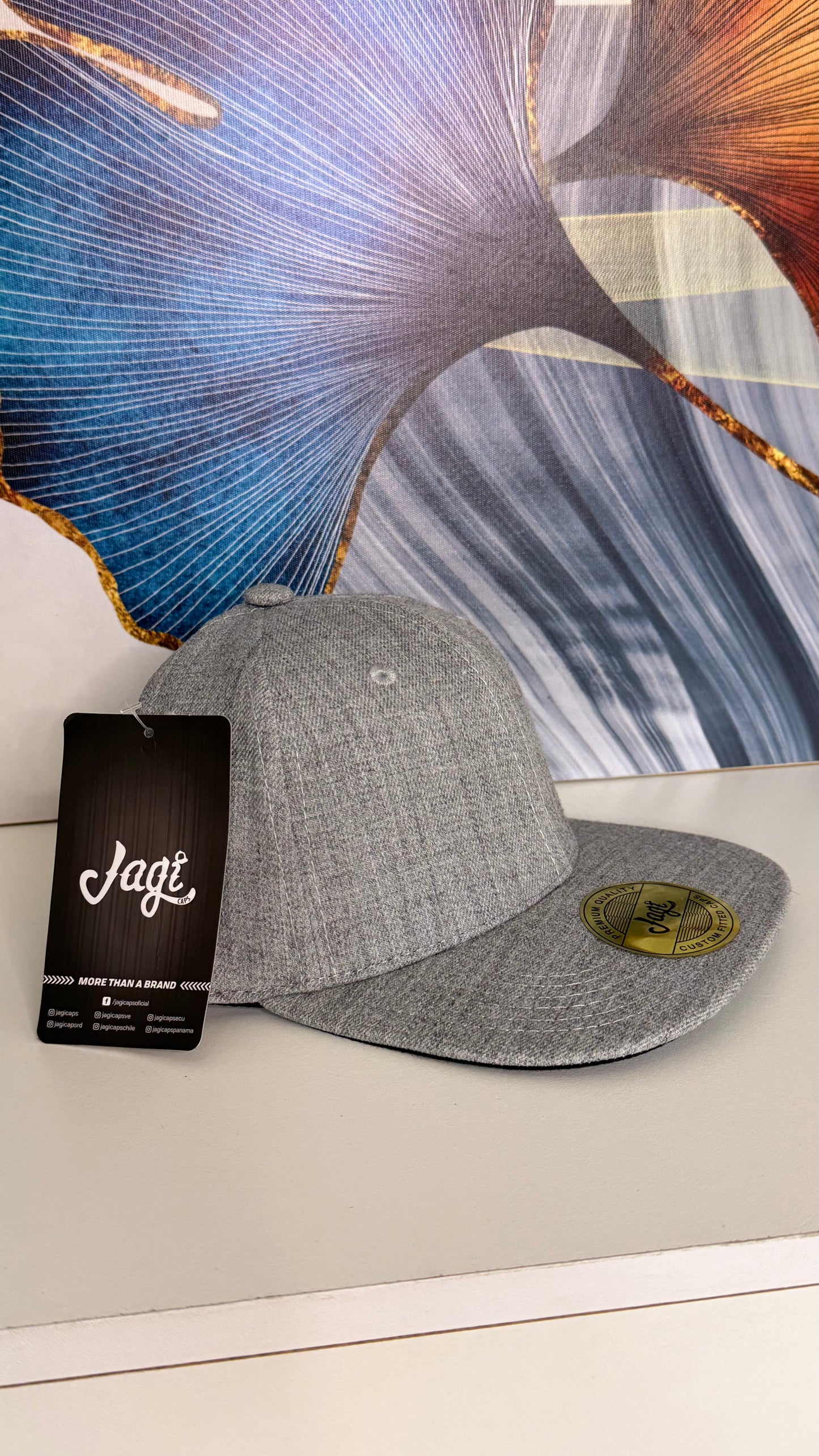 Gorra Plana Jagi Caps - Gris KCN53