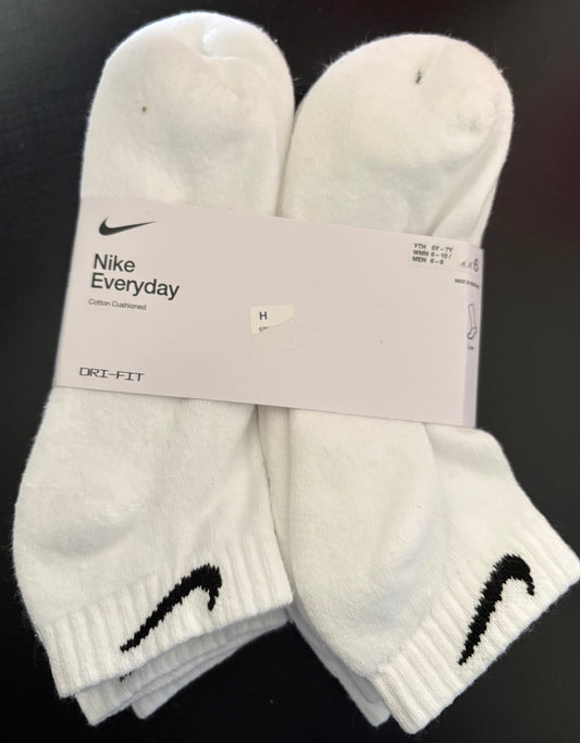6 Pack Calcetas Nike-Full Blanco US39