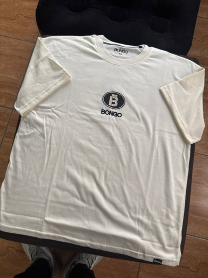 Camiseta Bongo para Caballero Oversize - Crema KCN10