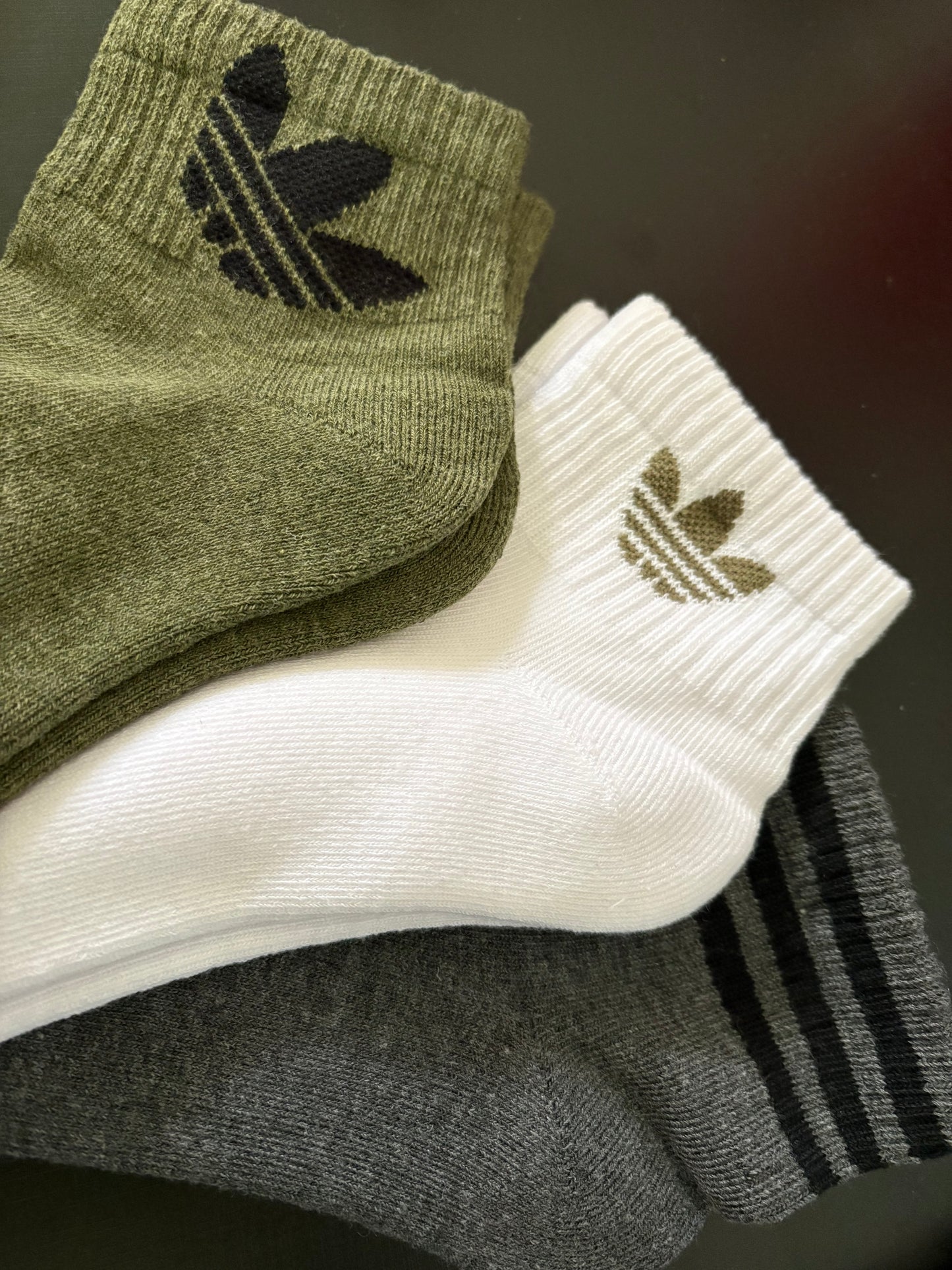 3 Pack Calcetas Adidas-Colores Mixtos US32