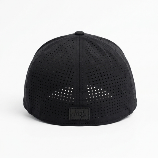 Gorra Transpirable con Micro Perforado Freedon By Jagi Caps - Negra KCN62