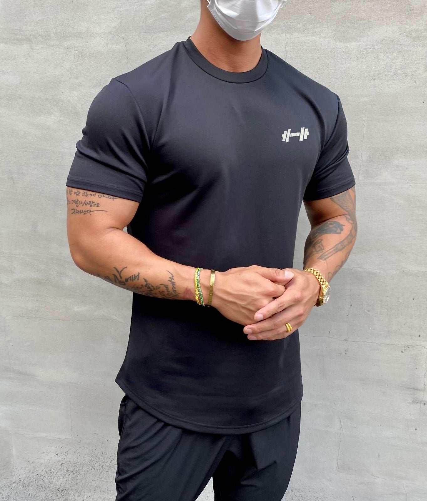Camisa Deportiva CD008 - Negro