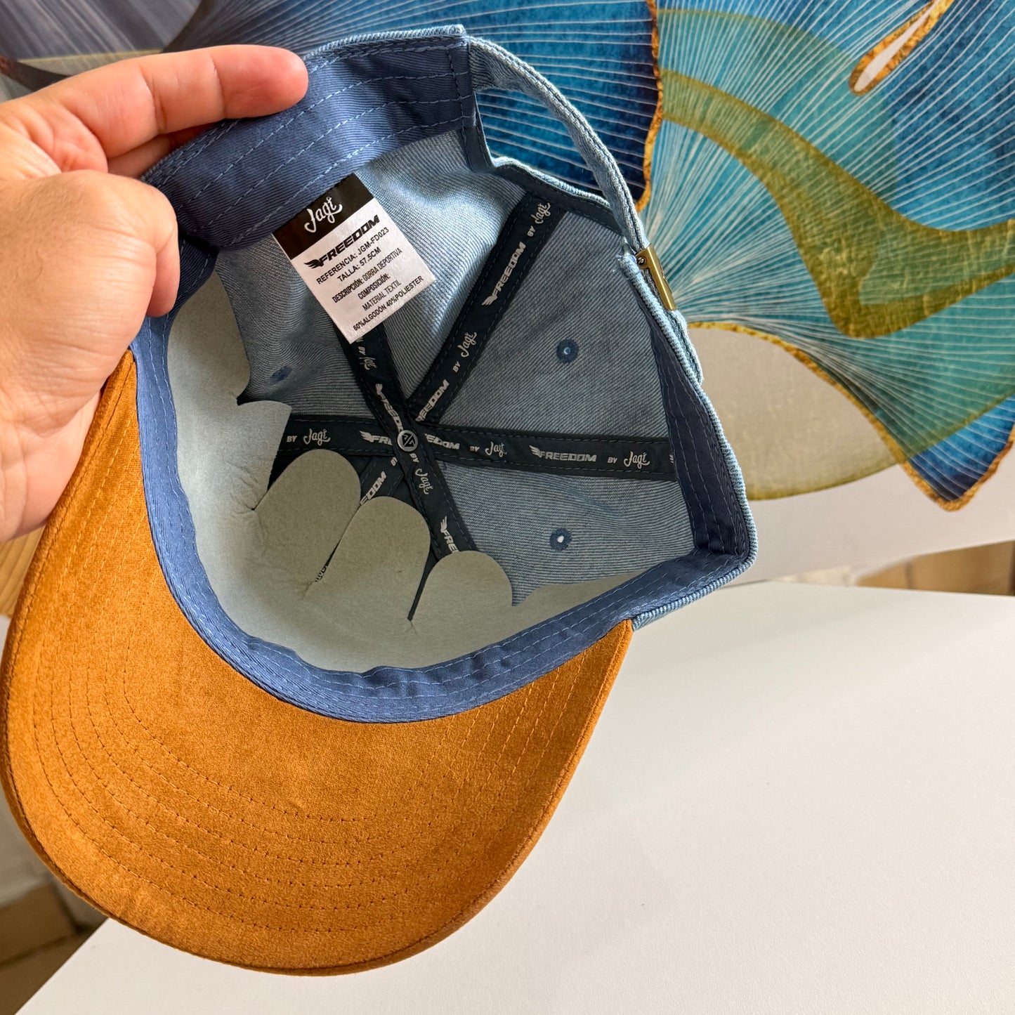 Gorra Freedon by Jagi Caps / Denin Azul - Cafe - KCN49