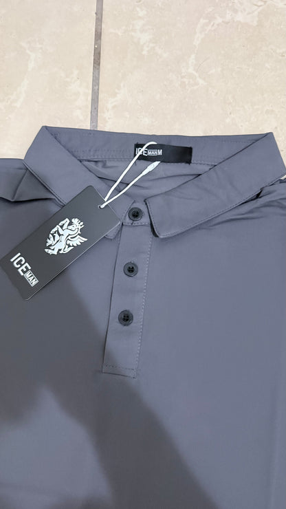 Camisa Ice Man Tipo polo Premium NK36 Gris