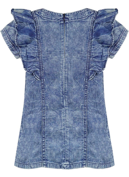 Vestido para niña /Azul  RA78
