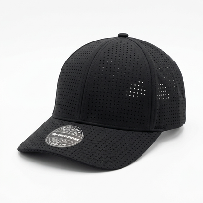 Gorra Transpirable con Micro Perforado Freedon By Jagi Caps - Negra KCN62