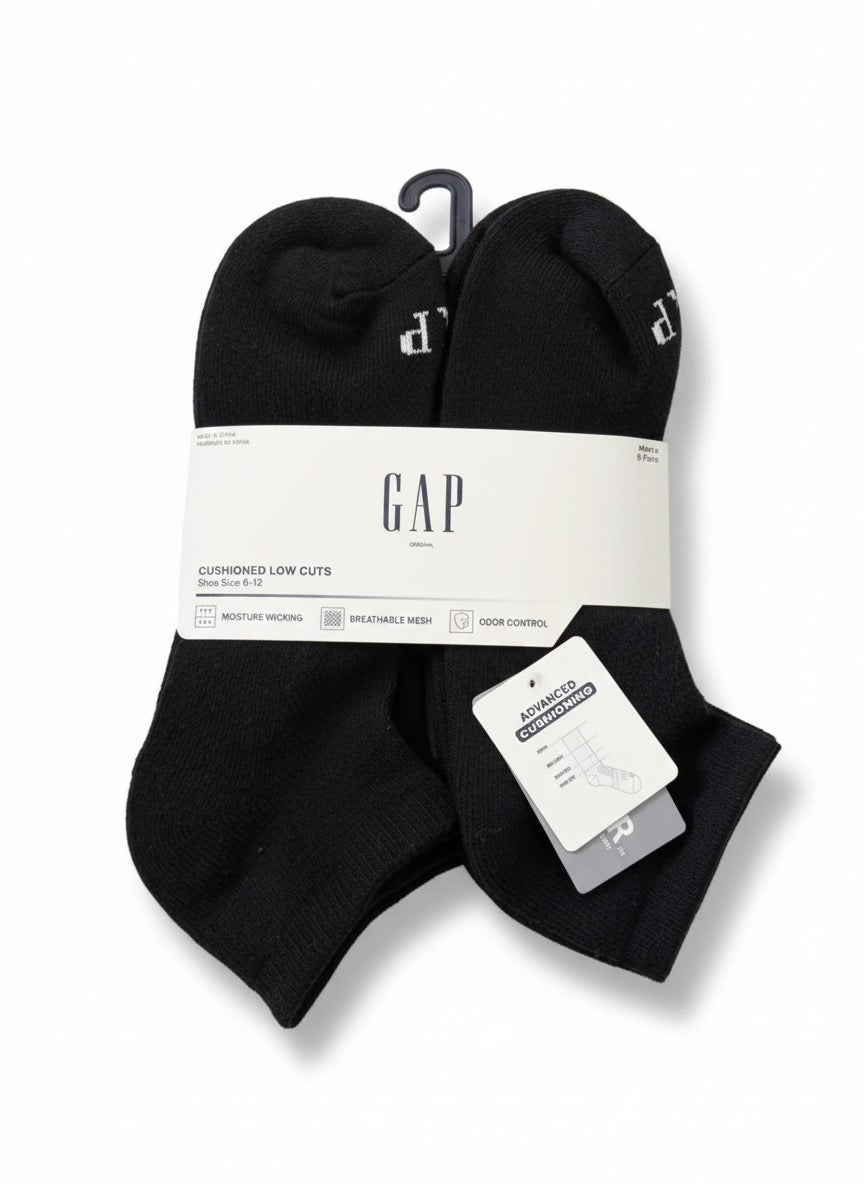 6 Pack Calcetas GAP-Full Negro US34