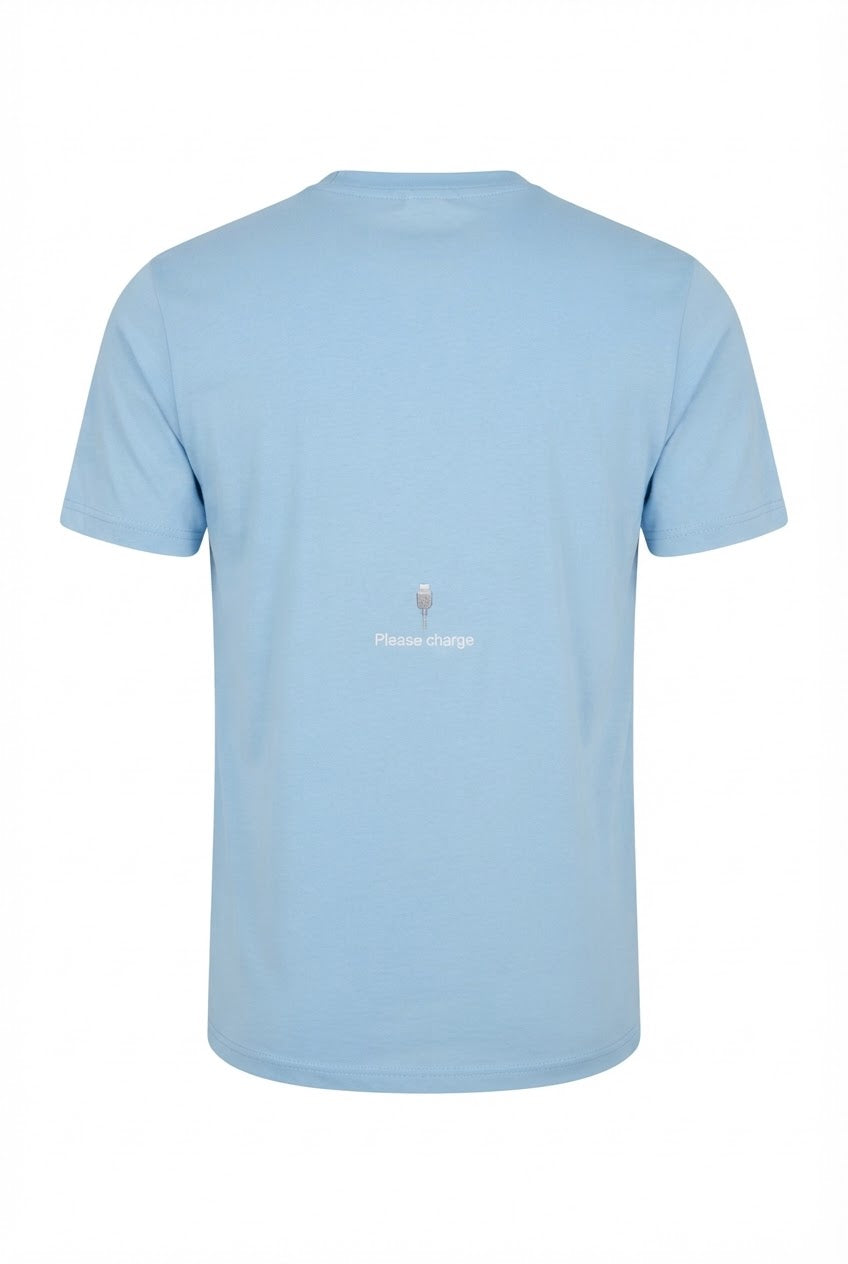 Camiseta Bongo para Caballero - Celeste KCN08