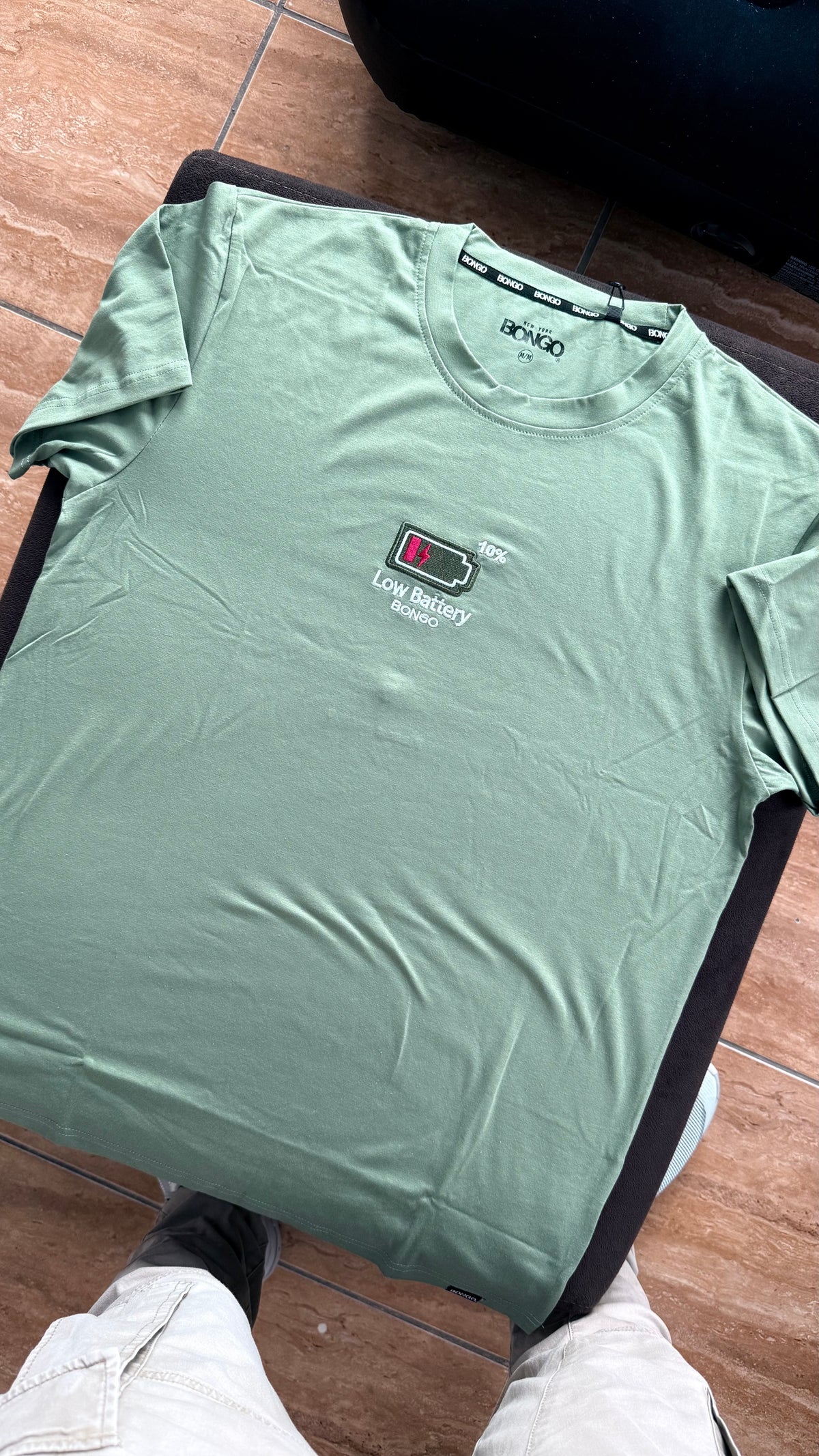 Camiseta Bongo para Caballero - Verde KCN08