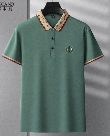 Camiseta Casual Tipo Polo C004 - Verde