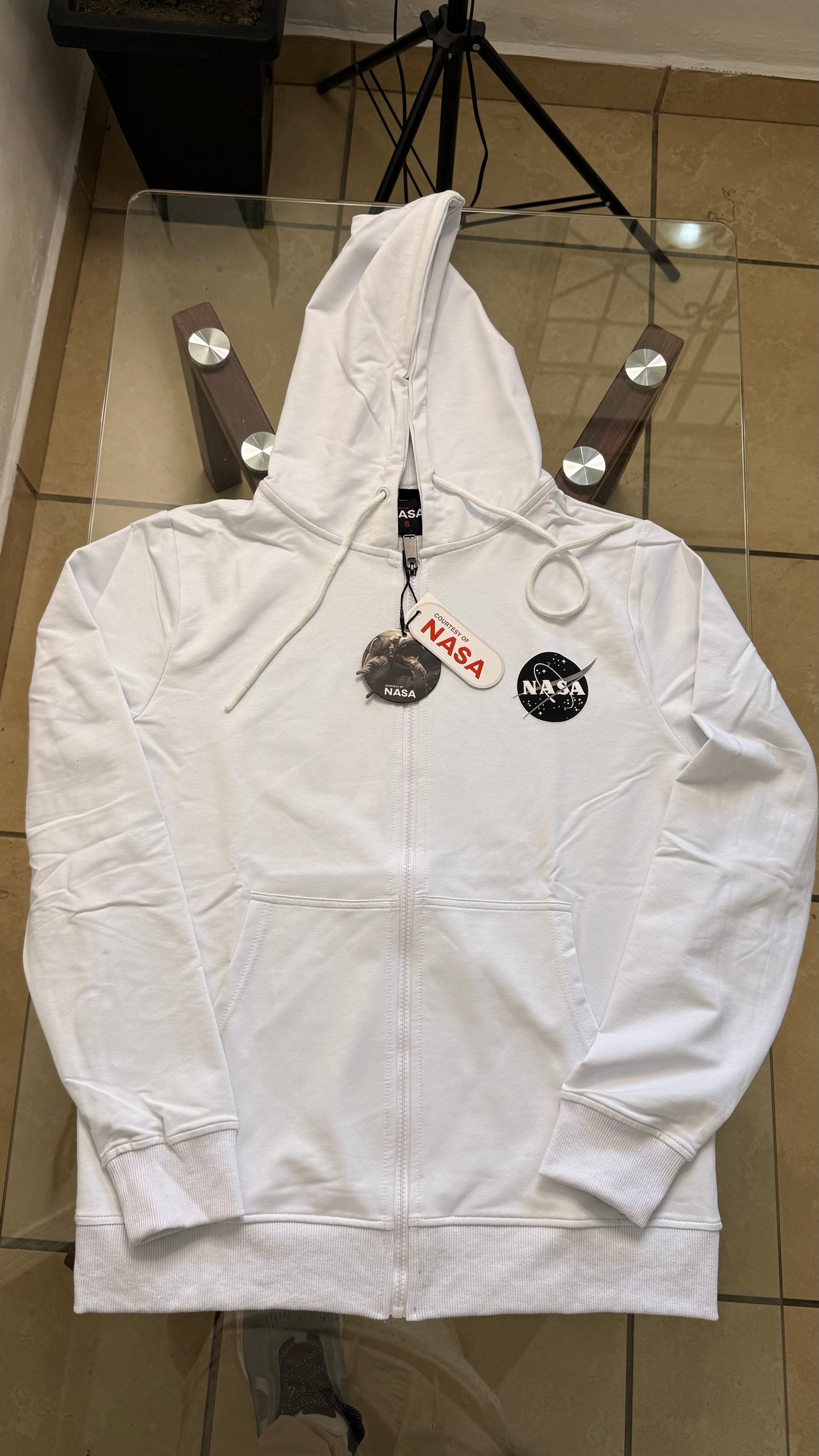Hoodie Mission Space - NASA KCN41 Blanco