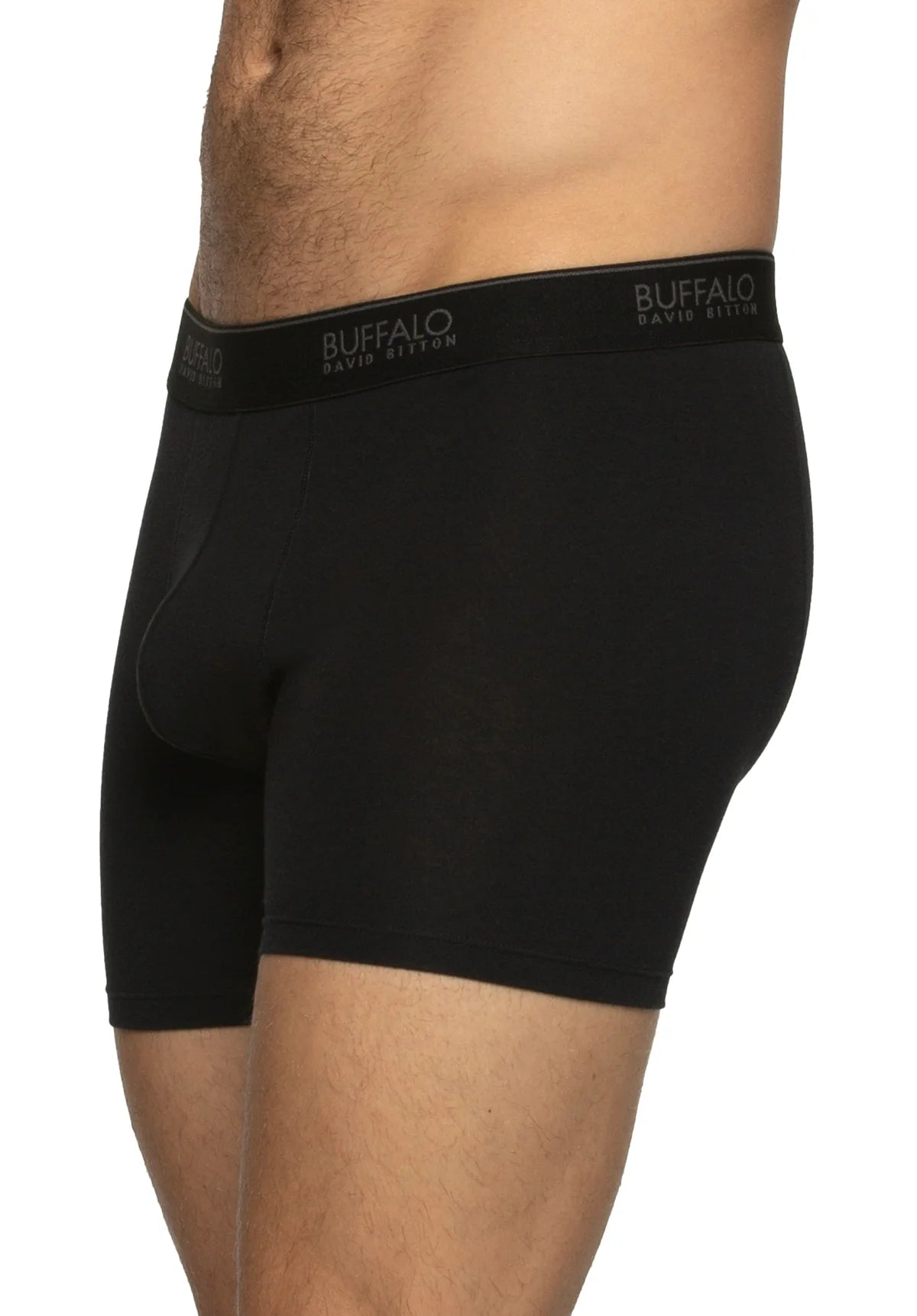 4 Pack Boxer Buffalo-Negro y Gris US12