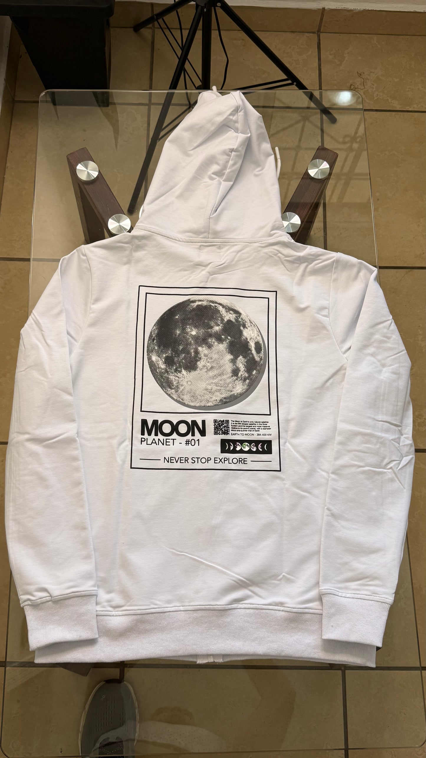 Hoodie Mission Space - NASA KCN41 Blanco