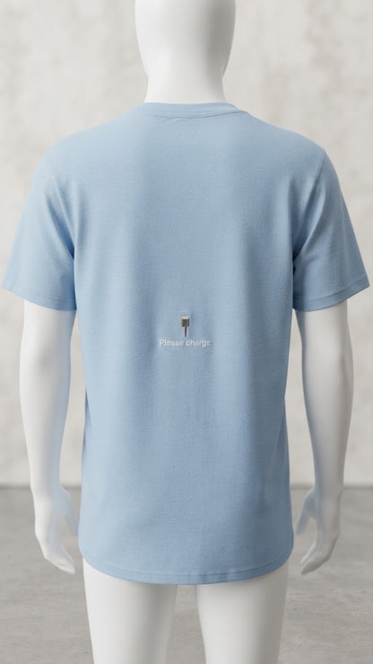 Camiseta Bongo para Caballero - Celeste KCN08