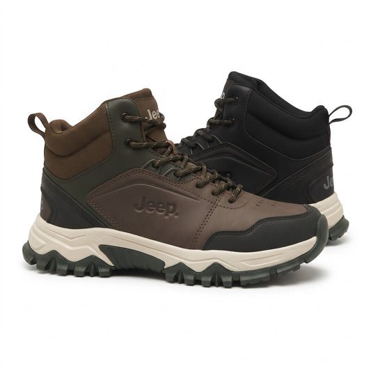 Bota Alta Jeep para Hombre - KCN191 Café