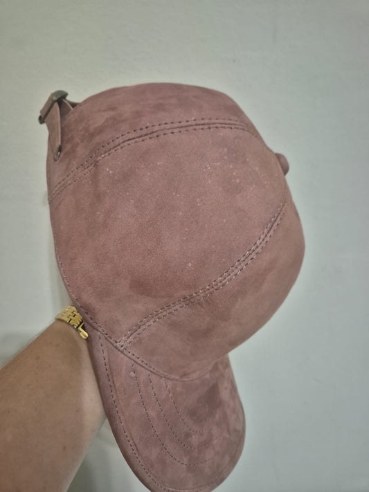 Gorra de cuero original Outlet 47/ Cafe claro  K411