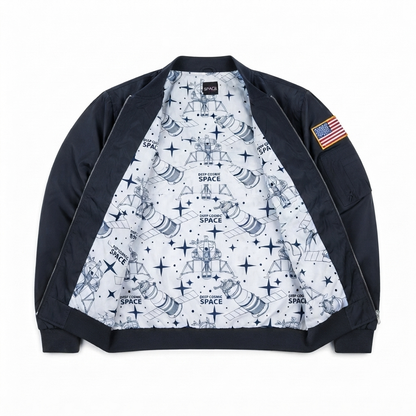 Jacket Impermeable Mission Space - NASA Azul KCN45